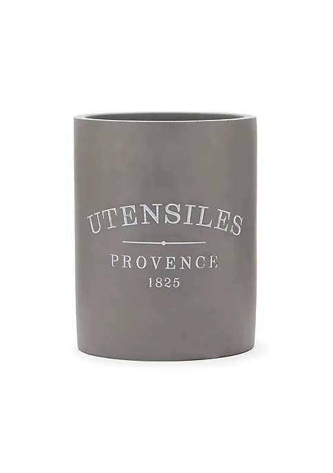 Fox Run Cement Utensil Holder 7x5" Rd 3 Fox Run Cement Utensil Holder 7x5" Rd