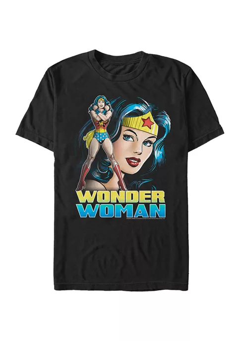 Wonder Woman™ Wonder Woman Wonder Sil Stance Short Sleeve T-Shirt 4 Wonder Woman™ Wonder Woman Wonder Sil Stance Short Sleeve T-Shirt - Image 2