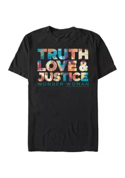 Wonder Woman™ Truth Love Justice Graphic T-Shirt