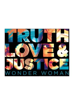 Wonder Woman™ Truth Love Justice Graphic T-Shirt -Fox Run Kitchenware Shop Belk 253
