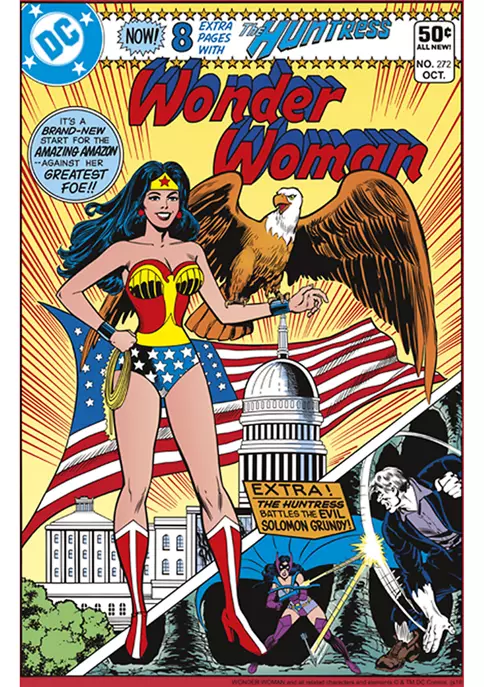 Wonder Woman™ Comic Graphic Crew Fleece Sweatshirt 5 Wonder Woman™ Comic Graphic Crew Fleece Sweatshirt - Image 3