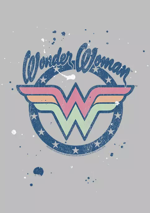 Wonder Woman™ Splat logo Graphic Long Sleeve T-Shirt 5 Wonder Woman™ Splat logo Graphic Long Sleeve T-Shirt - Image 3