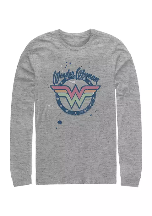 Wonder Woman™ Splat logo Graphic Long Sleeve T-Shirt 6 Wonder Woman™ Splat logo Graphic Long Sleeve T-Shirt - Image 4