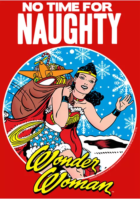 Wonder Woman™ Girls 4-6x No Time For Naughty T-Shirt 4 Wonder Woman™ Girls 4-6x No Time For Naughty T-Shirt - Image 3