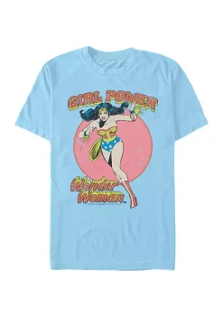 Wonder Woman™ Wonder Woman Girl Power Vintage Distressed Short Sleeve T-Shirt
