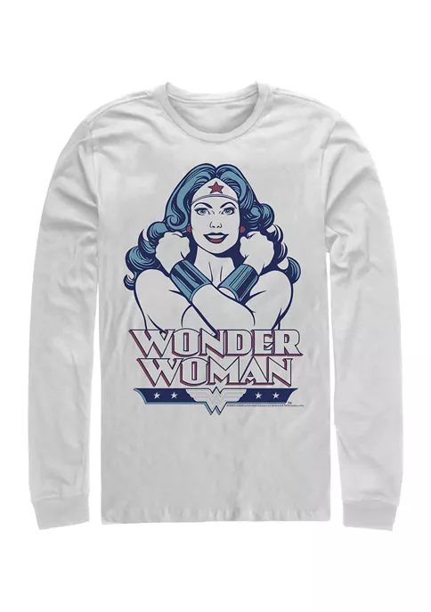 Wonder Woman™ Arms Crossed Graphic Long Sleeve T-Shirt 3 Wonder Woman™ Arms Crossed Graphic Long Sleeve T-Shirt