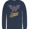 Wonder Woman™ Neon Lights Graphic Long Sleeve T-Shirt 1 Wonder Woman™ Neon Lights Graphic Long Sleeve T-Shirt -Fox Run Kitchenware Shop Belk 461
