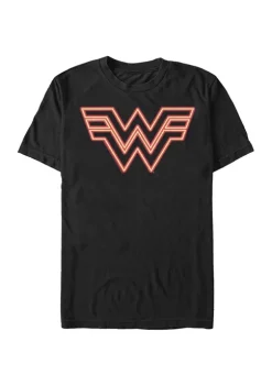 Wonder Woman™ Red Neon Logo Graphic T-Shirt -Fox Run Kitchenware Shop Belk 515