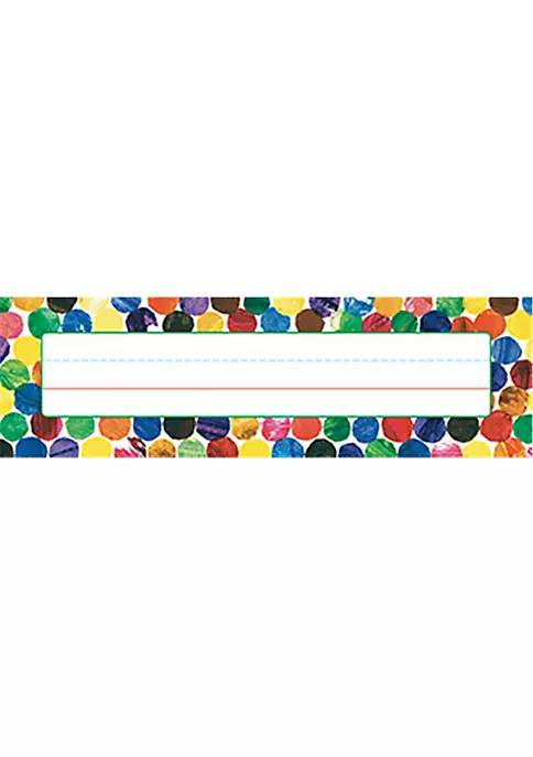 Carson Dellosa Publishing LLC CD-122026 Eric Carle Dots Name Plates 4 Carson Dellosa Publishing LLC CD-122026 Eric Carle Dots Name Plates - Image 2
