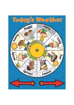 Carson Dellosa Publishing LLC CD-114120 Weather Wheel Chartlet Grade Pre Kindergarten - 3