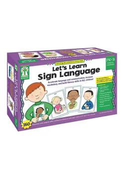 Carson Dellosa Publishing LLC Ke-845046 Sign Language Wt Cards