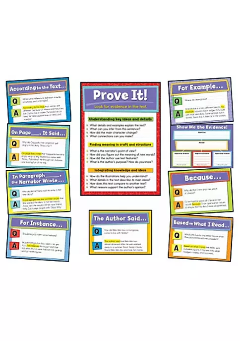 Carson Dellosa Publishing LLC CD-110290 Evidence Based Reading & Writing Bulletin Board Set 3 Carson Dellosa Publishing LLC CD-110290 Evidence Based Reading & Writing Bulletin Board Set