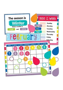 Carson Dellosa Publishing LLC CD-110414 Hello Sunshine Calendar Bulletin Board Set