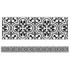 Carson Dellosa Publishing LLC CD-108358 Simply Stylish Tile Straight Borders