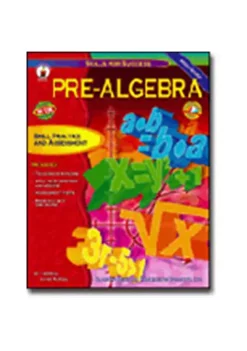 Carson Dellosa Publishing LLC Cd-4323 Pre-Algebra Skill For Success