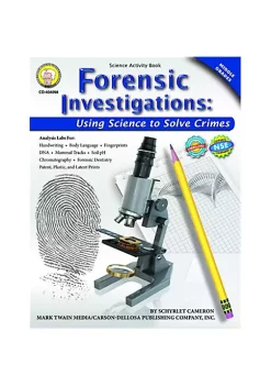 Carson Dellosa Publishing LLC CD-404098 Forensic Investigations Activity- Book Gr 4-8
