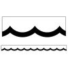 Carson Dellosa Publishing LLC CD-108357 Simply Stylish Black & White Wavy Scalloped Borders 1 Carson Dellosa Publishing LLC CD-108357 Simply Stylish Black & White Wavy Scalloped Borders -Fox Run Kitchenware Shop Belk 715